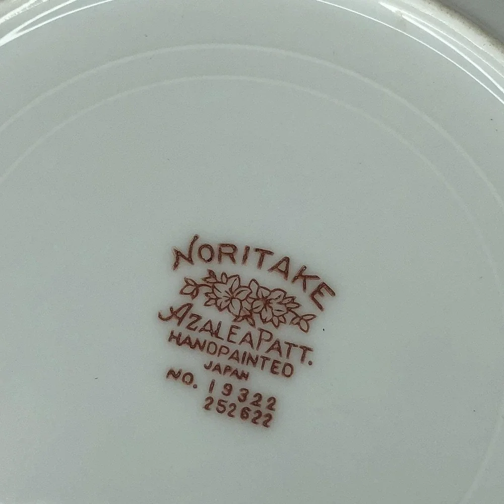 Vintage Hand Painted Noritake AZALEA Tea Cup & Saucer Floral Coffee‎